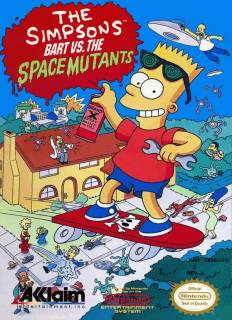 The Simpsons: Bart vs. the Space Mutants — обложка