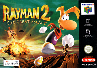 Rayman 2: The Great Escape — обложка