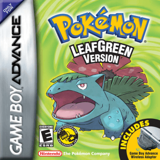 Pokémon LeafGreen — обложка