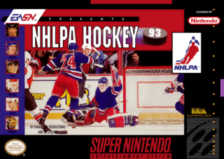 NHLPA Hockey '93 — обложка