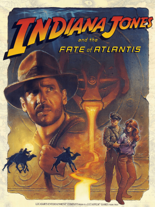 Indiana Jones and the Fate of Atlantis — обложка