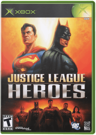Justice League Heroes — обложка