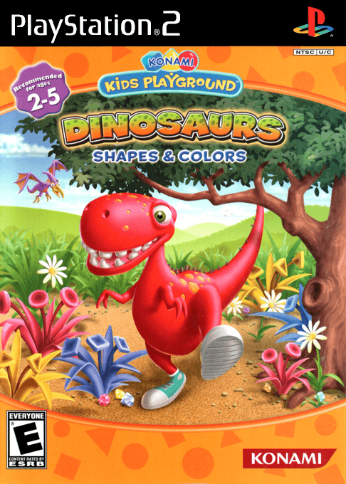 Konami Kids Playground: Dinosaurs - Shapes & Colors — обложка