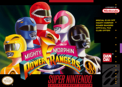 Mighty Morphin Power Rangers — обложка