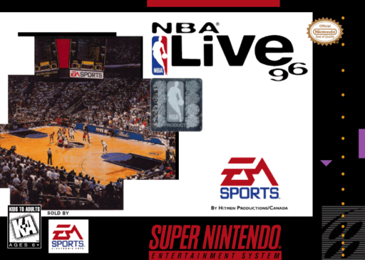 NBA Live 96 — обложка