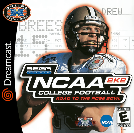 NCAA College Football 2K2: Road to the Rose Bowl — обложка