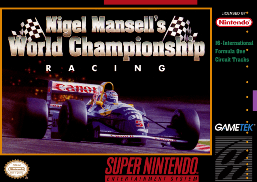 Nigel Mansell's World Championship Racing — обложка