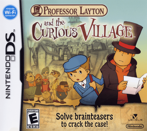 Professor Layton and the Curious Village — обложка