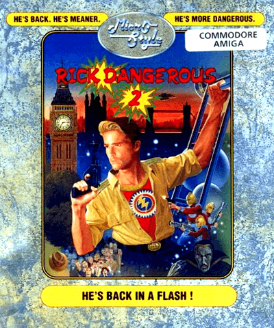 Rick Dangerous 2 — обложка