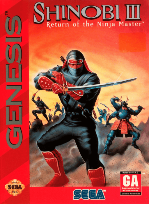 Shinobi III: Return of the Ninja Master — обложка