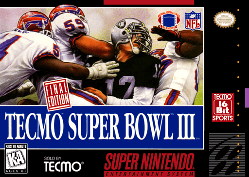 Tecmo Super Bowl III: Final Edition — обложка