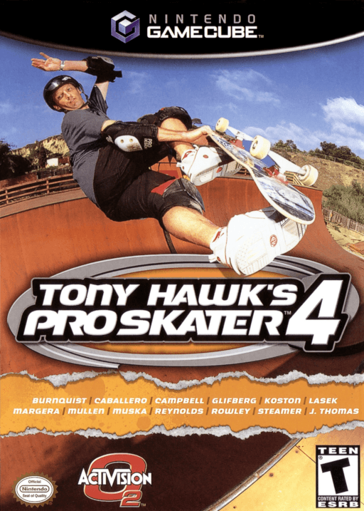 Tony Hawk's Pro Skater 4 — обложка