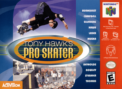 Tony Hawk's Pro Skater — обложка